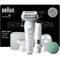 Braun Silk-épil 9 SkinSpa All-in-One Set, Epilierer Damen /