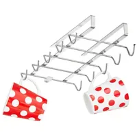 Relaxdays Tassenhalter Schrankeinsatz 6 x 14 x 28 cm