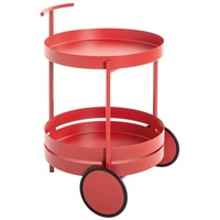 Haku-Möbel HAKU Möbel Servierwagen rot 42,0 x 42,0 x