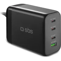 SBS Ladegerät GaN 200W USB-C/A Schwarz