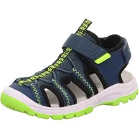 Superfit Tornado Light Sandale, Blau Gelb 8010, 32 EU