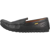 CAMEL ACTIVE Herren Lederslipper mit Logoprägung Schwarz, menswear-48