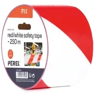 Perel Sicherheitsband 250 m Rot/Weiß