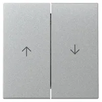 Gira Wippe 2fach mit Pfeilsymbol, Farbe Alu (3294 26)