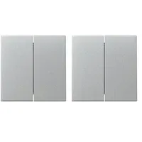 Gira Wippe 2-fach Alu 329526