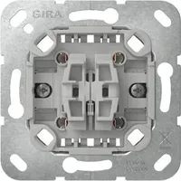 Gira Wipptaster Wechsler 2fach mit Befestigungskrallen (3155 00)