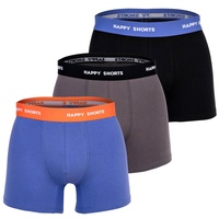 Happy Shorts Herren Boxershort 3er Pack