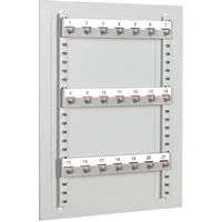 FORMAT Schlüssel-Wandtafel, WT 21 007001-00000, für Schlüssel, Stahl, grau,