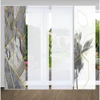 Home in green SIGNUM Paneelwagen 4 Stk. tlg. SET