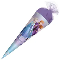 ROTH Schultüte 22cm Disney Frozen rund, Tüllverschluss