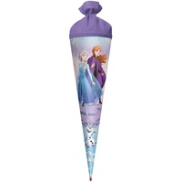 ROTH Schultüte groß Disney Frozen rund, 700 mm, Glitter,
