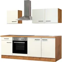 Flex-Well Küchenzeile Vintea 210 cm weiß