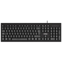 NILOX NXKBE000011 Schwarz QWERTY Spanisch