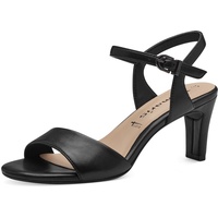 TAMARIS Damen 1-28008-42 Sandale Mit Absatz, Black Matt, 36
