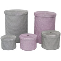Fijalo DKD Home Decor Körbe-Set aus Polypropylen (42 x