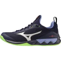 Mizuno Herren Volleyballschuhe WAVE LUMINOUS 2(U), EvngBlu/TechGreen/Iolite, 45