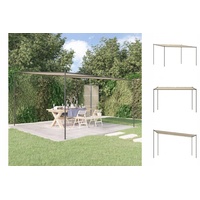 VidaXL Pavillon Beige 4x4 m 180 g/m2 Stoff und