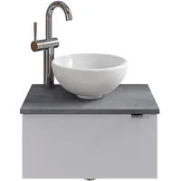 Saphir Waschtisch »Serie 6915 Waschschale mit Unterschrank für Gästebad,