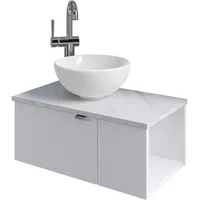 Saphir Waschtisch »Serie 6915 Waschschale mit Unterschrank für Gästebad,