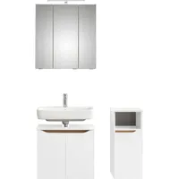 Saphir 3-tlg. Hochglanz Weiß