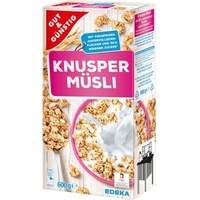 Gut&Günstig Knusper weniger süß Müsli 600,0 g