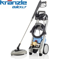 Kränzle Quickly Set Elektro-Hochdruckreiniger inkl. Terrassenreiniger Round Cleaner UFO