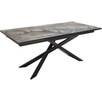 Riess-Ambiente Ausziehbarer Esstisch EUPHORIA 180-220-260cm taupe anthrazit Keramik made
