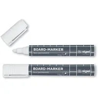 Sigel BA715 Glasboardmarker Weiß 2 Stück
