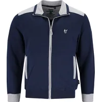 HAJO Herren Sweatjacke - Freizeit, Klima-Komfort, Stretch Cotton-Mix, uni