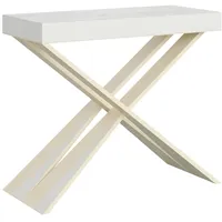 Itamoby Ausziehbare Konsole 90x40/300 cm Diago Esche weiß mit