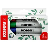 KORES Kores, Whiteboard- & Flipchart-Marker ECO XW1 4er Etui"