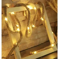 Buri LED-Deko-Tau warmweiß Beleuchtung Lichterkette Wohnen Wohnaccessoires living Set