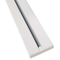 BestLivings Vorhangschiene Aluminium - Weiß "1 Lauf" 180cm (2x90cm)