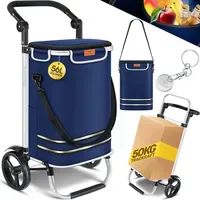KESSER® Einkaufstrolley klappbar mit 56L Kapazität und belastbar bis