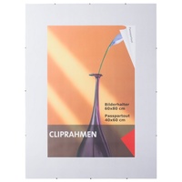 Buri - Cliprahmen Bilderrahmen mit Acrylglas 60x80 Rahmenlos Fotorahmen