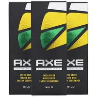 Axe 3x Axe Wild EDT je 100ml für den