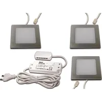 Hera Hera, Wandleuchte + Deckenleuchte, LED Einbauleuchte 3er-Set 3er