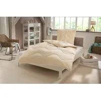 Älgdröm Naturfaserbettdecke + Kopfkissen "Bettdecke 135x200 cm, Decke mit