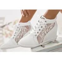 LASCANA Sneaker LASCANA, Damen, Gr. 41, weiß, Obermaterial: 100%