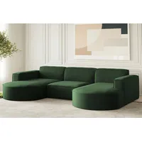 Fun Möbel Wohnlandschaft U-Form Sofa PALMA in Stoff Opera