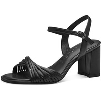 TAMARIS Damen Sandalen mit Absatz Blockabsatz; BLACK/schwarz; 36 EU
