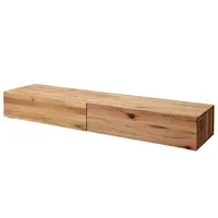 Massivmoebel24 FRANKFURT TV-Board 220x52x32 cm Beige Massivholz