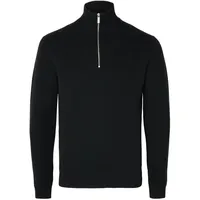 Selected Herren Rundhals Pullover SLHDANE Regular Fit Schwarz 16092601