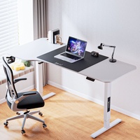 Pro.tec Höhenverstellbarer Tisch Stryn 160x75cm weiß
