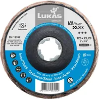 Lukas Schleiflamellenteller V2 Power X-LOCK Ceramic4x ø 125 mm