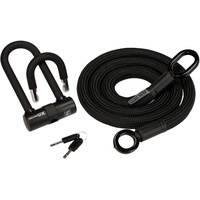 Tex-lock Eyelet U/x-lock Bügelschloss 160cm - Black - One