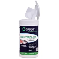 Techspray Eco-Stencil Schablonenreiniger, Dose mit 100 Tüchern