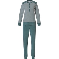 Pastunette Schlafanzug Frottee in Dark Green) | Gr.: 42