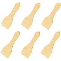 KESPER Raclette - Spachtel im 6er Set aus Buche