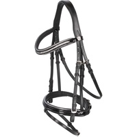 Kerbl Covalliero Kerbl 3210487 Trensenzaum Kingston, Schwarz Pony, Englisch